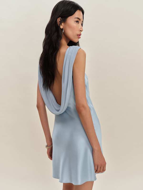 Jonelle Silk Dress - Horizon
