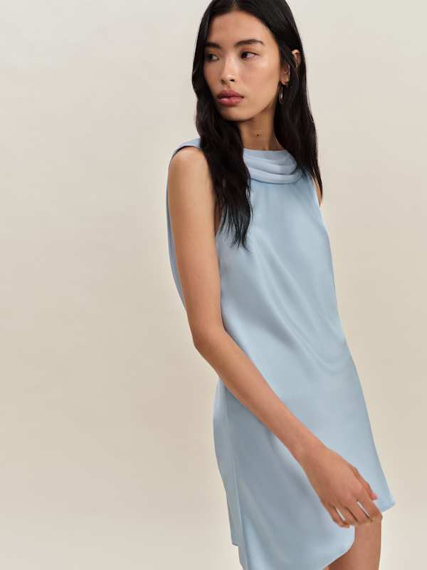 Jonelle Silk Dress - Horizon