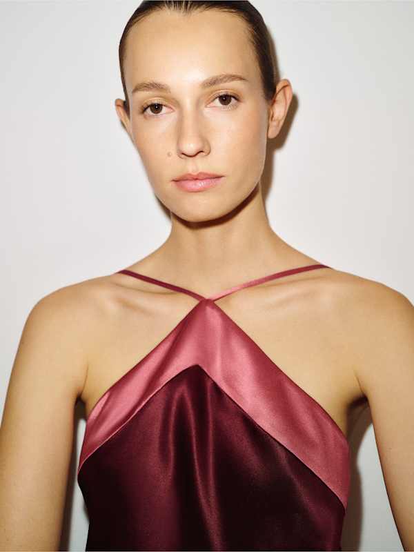 Jillian Silk Dress - Boysenberry