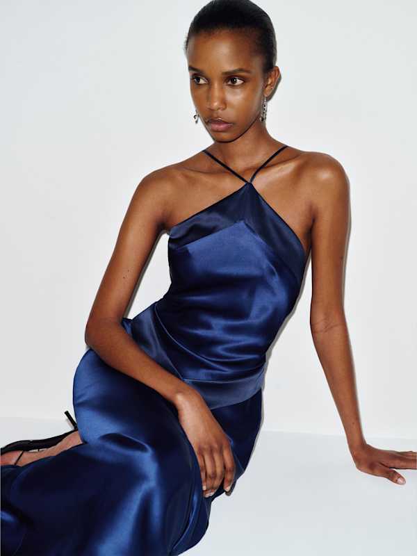 Jillian Silk Dress - Danube