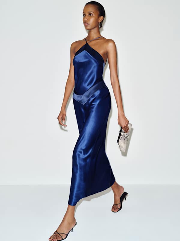 Jillian Silk Dress - Danube