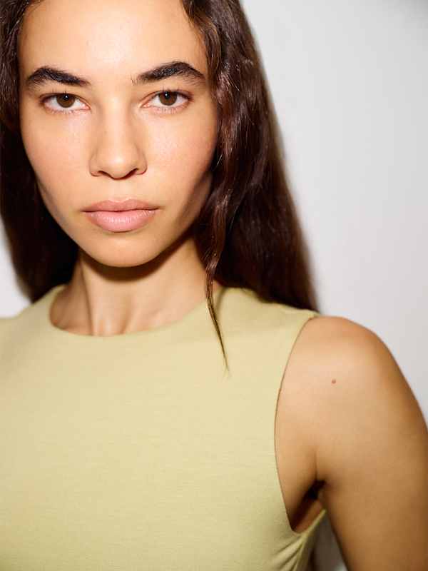 Amelia Knit Dress - Lemongrass