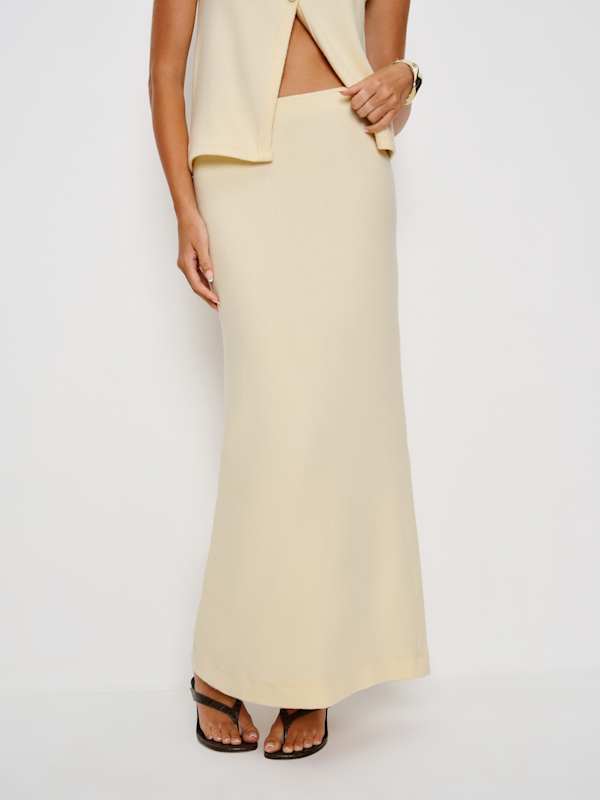 Olivia Knit Two Piece - Custard