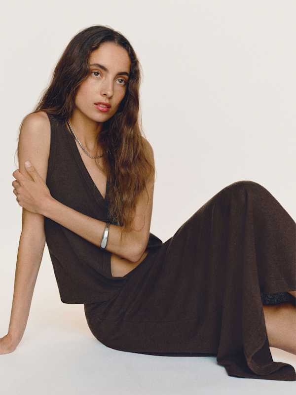 Olivia Knit Two Piece - Mole