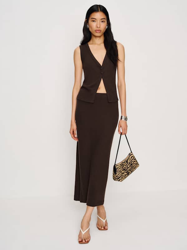 Olivia Knit Two Piece - Mole