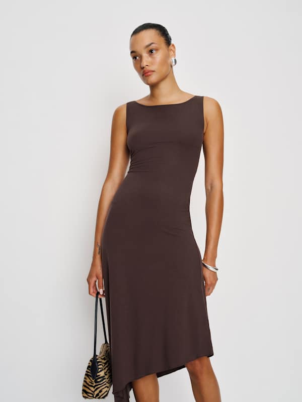 Luke Knit Dress - Mole