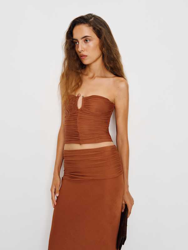 Amir Knit Two Piece - Burnt Orange