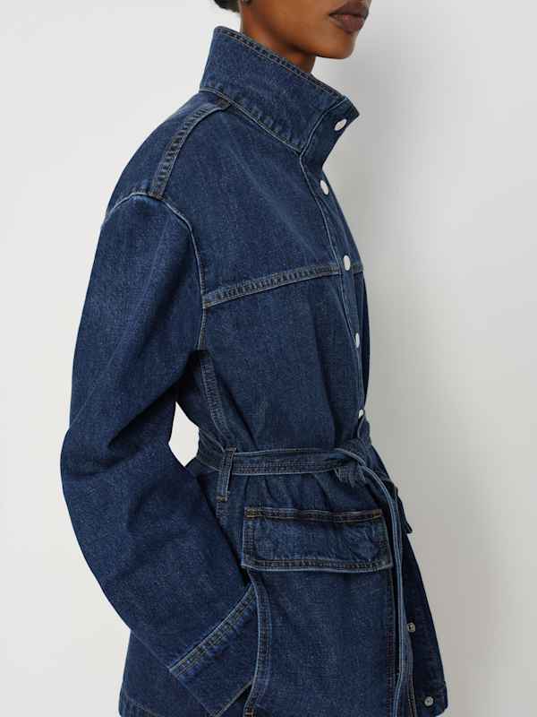 Drina Belted Denim Jacket - Melville