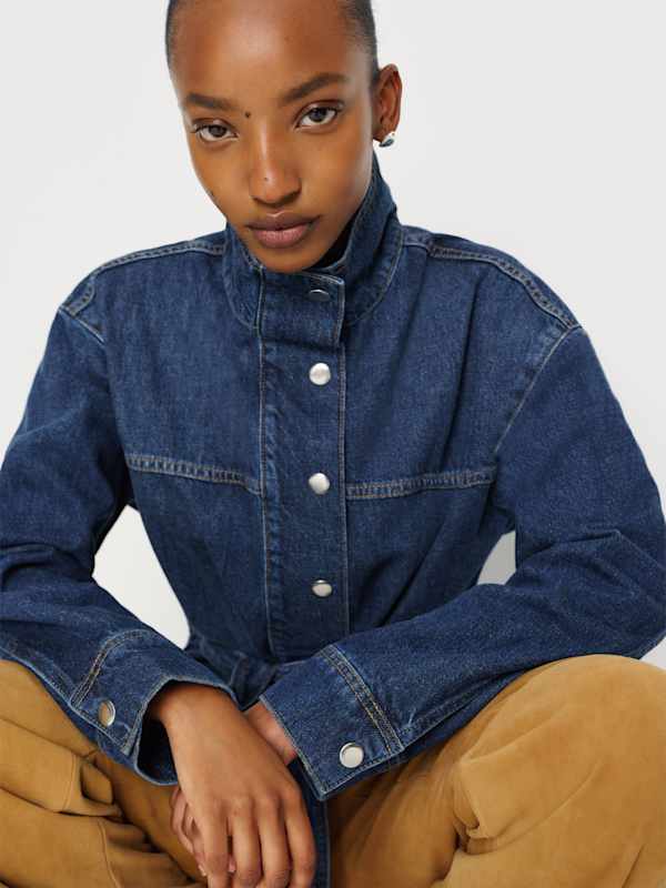 Drina Belted Denim Jacket - Melville