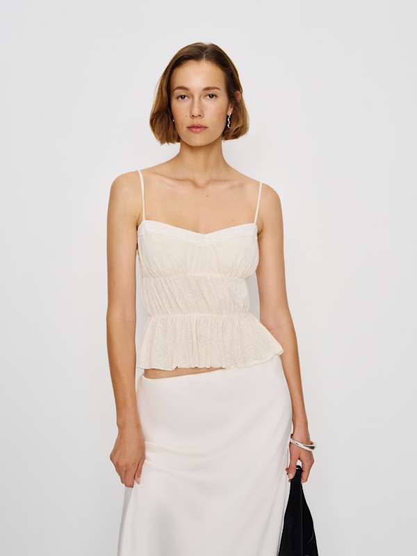 Delano Knit Top - White