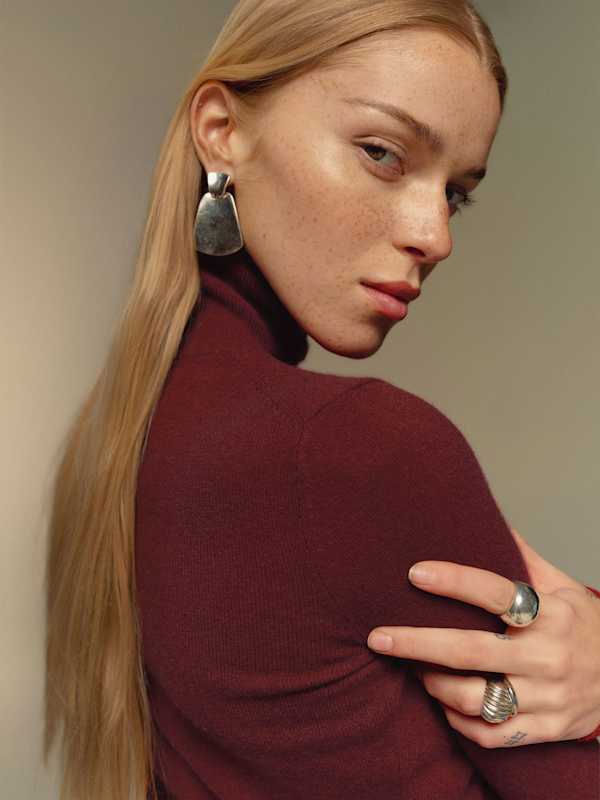 Jett Cashmere Turtleneck - Chianti