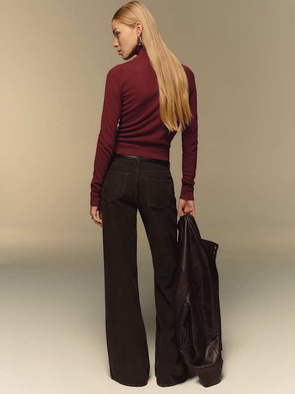 Jett Cashmere Turtleneck - Chianti