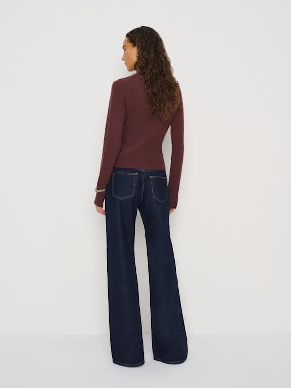 Jett Cashmere Turtleneck - Quinoa