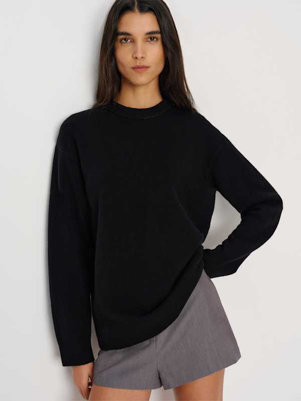 Fabian Crew Sweater - Black