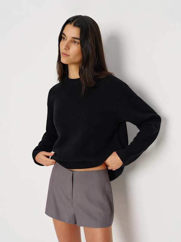 Fabian Crew Sweater - Black