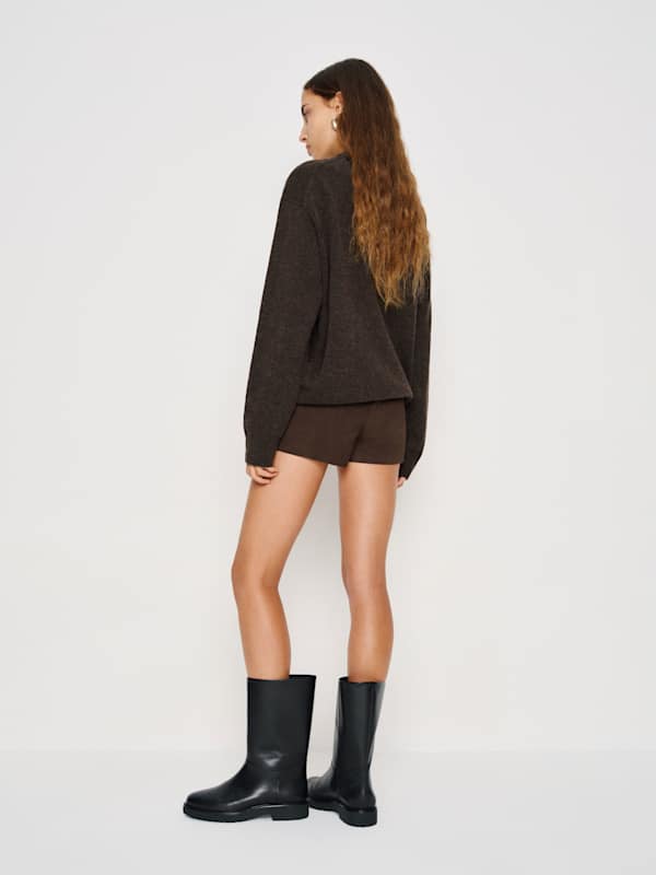 Fabian Crew Sweater - Espresso