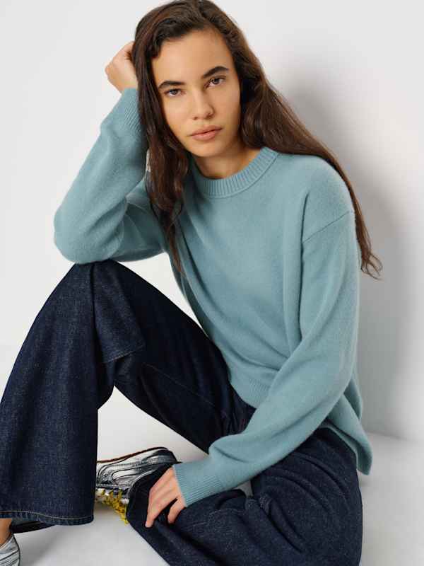 Fabian Crew Sweater - Verdigris