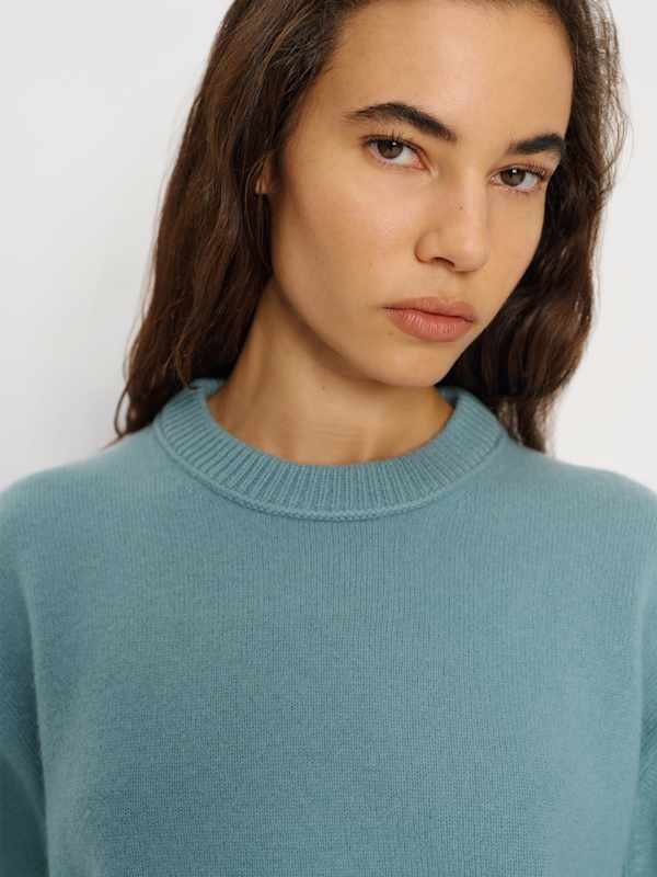 Fabian Crew Sweater - Verdigris