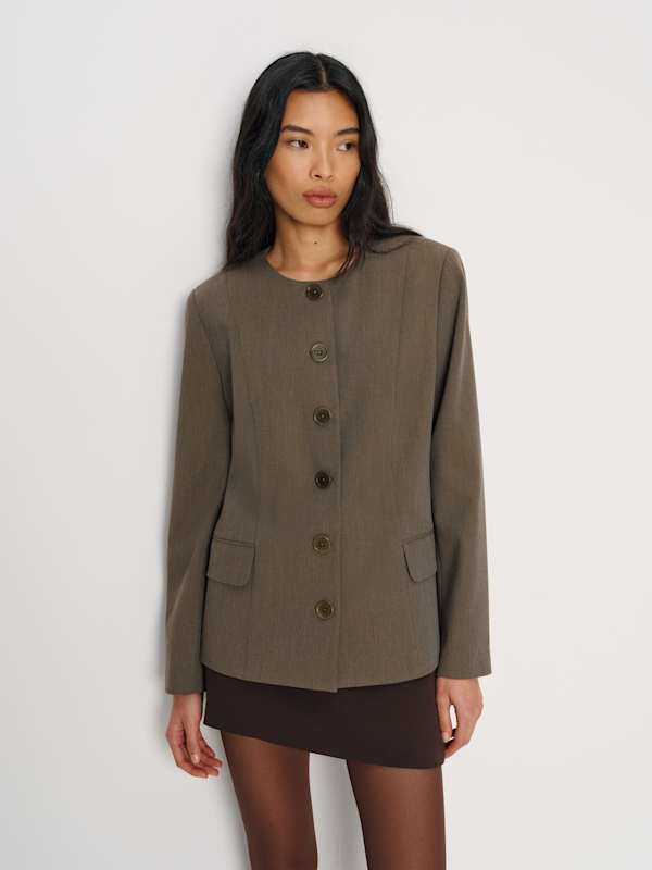 Laine Blazer - Brown