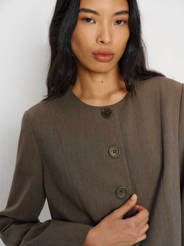 Laine Blazer - Brown