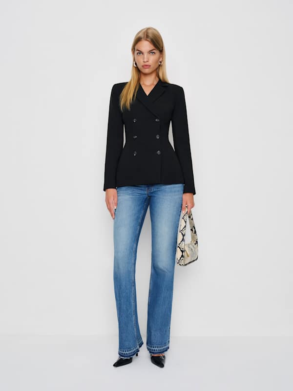 Blazer Caden sp&eacute;cial Petites - Noir