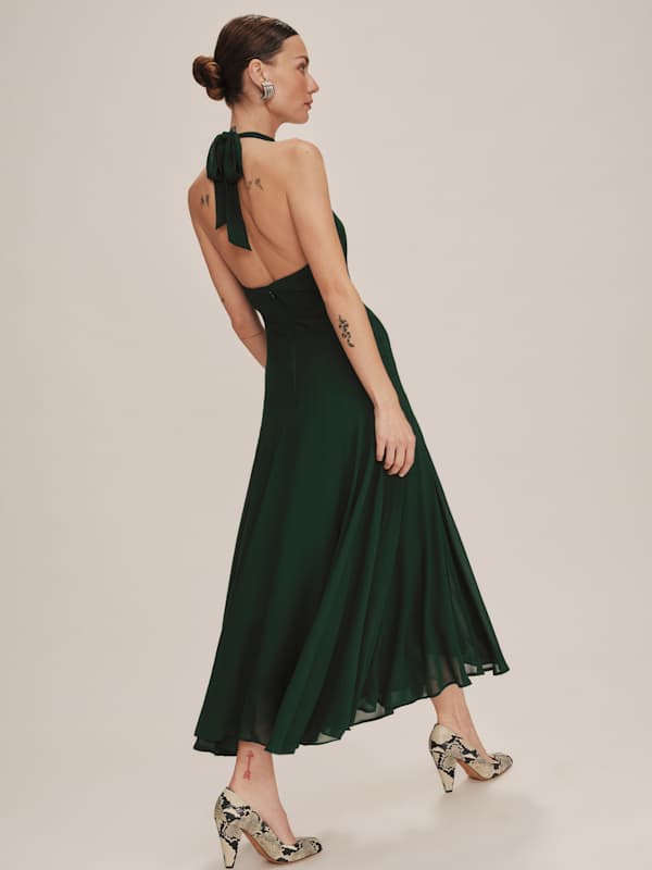 Petites Briony Dress - Forest