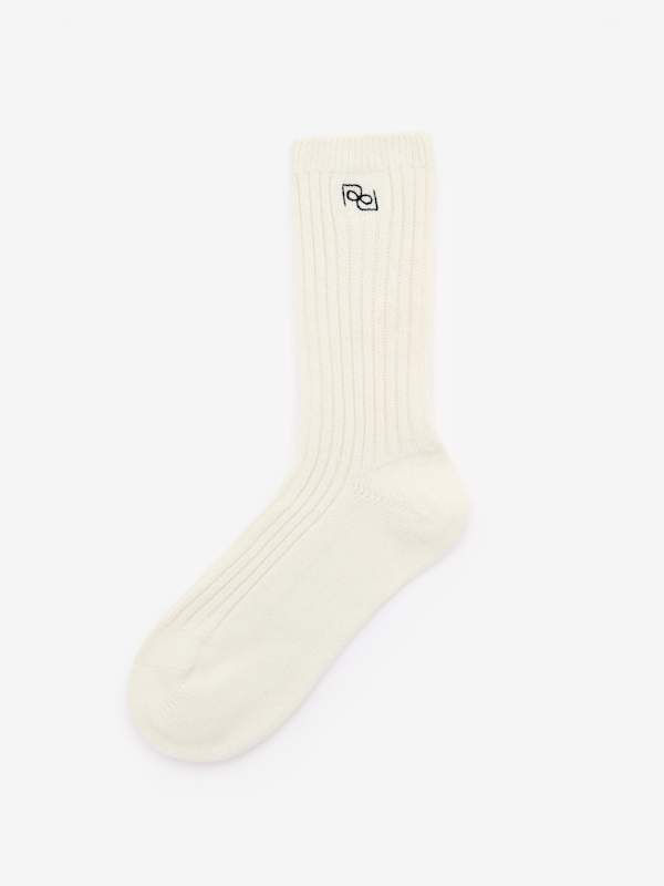 Sunday Cashmere Blend Socks - Gossamer