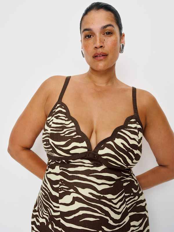 Sara Linen Dress Es - Stampede