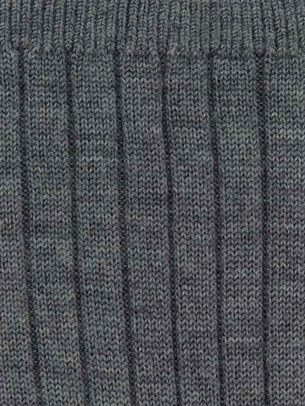 August Regenerative Merino Socks - Mid Grey