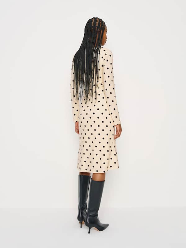 Davi Knit Dress - Sundae Dot