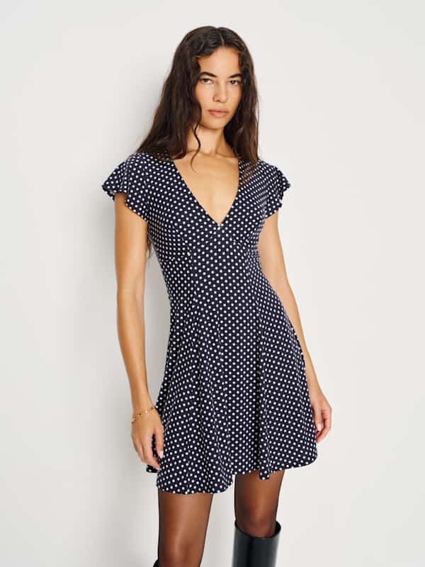 Olivia Knit Dress - Dream Dot