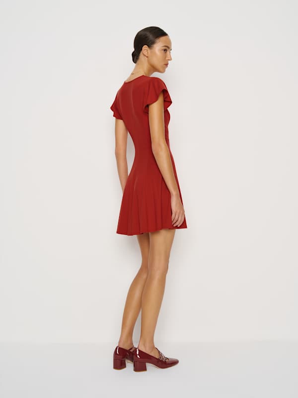 Olivia Knit Dress - Sundried Tomato