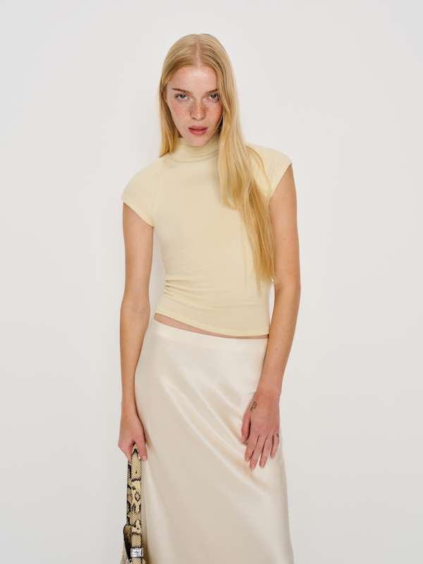 Pien Knit Top - Custard