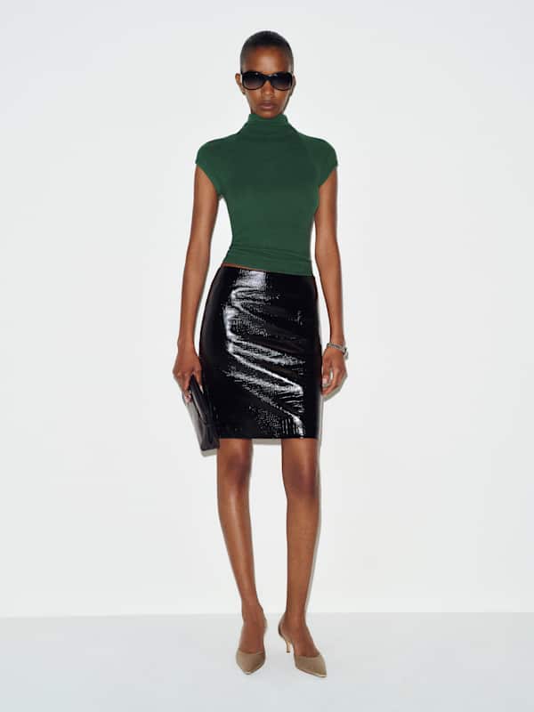 Pien Knit Top - Evergreen