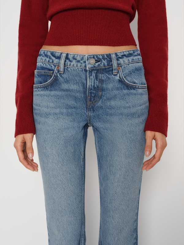 Jade Low Rise Slim Leg Jeans - Colorado