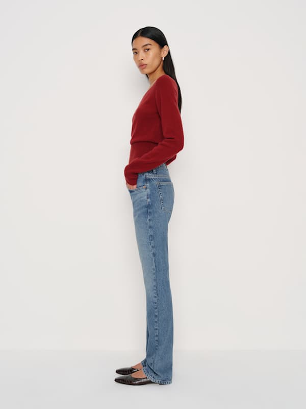 Jade Low Rise Slim Leg Jeans - Colorado