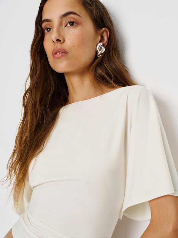 Avery Knit Top - Fior Di Latte