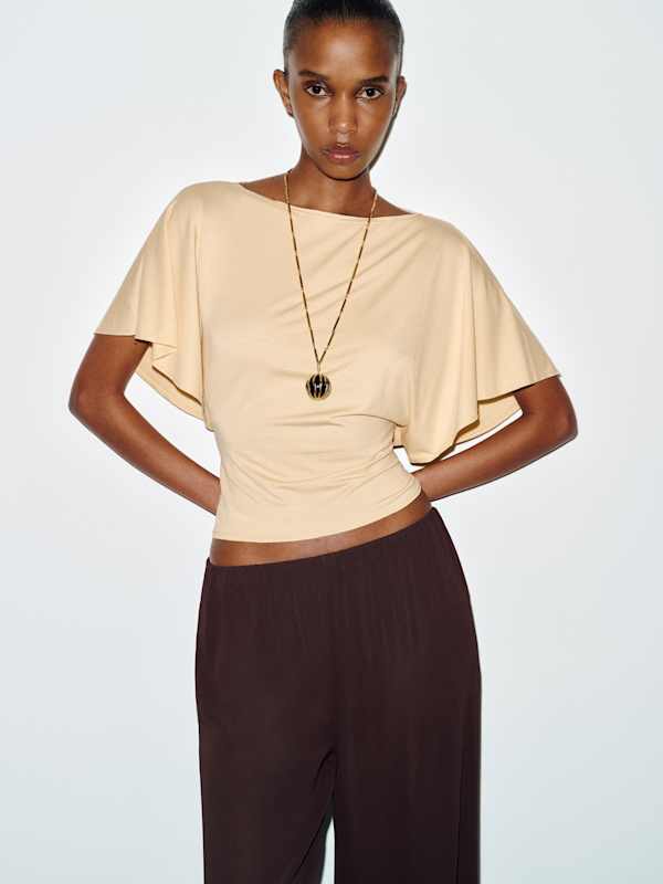 Avery Knit Top - Parmesan