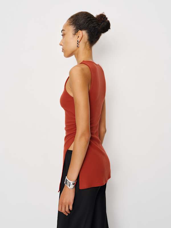 Walker Knit Top - Sundried Tomato