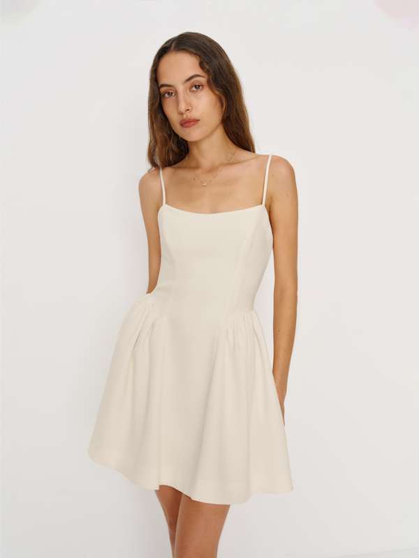Bonie Mini Dress - Fior Di Latte