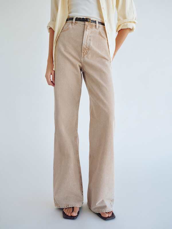Cary High Rise Slouchy Wide Leg Short Jeans - Petoskey