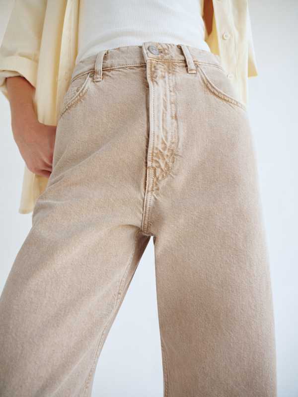 Cary High Rise Slouchy Wide Leg Short Jeans - Petoskey