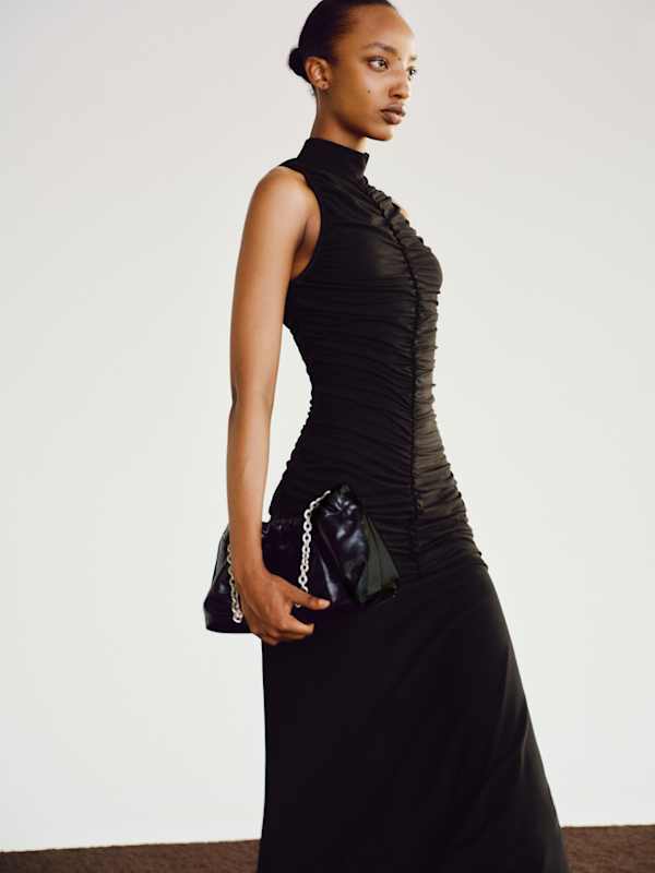 Caspian Knit Dress - Black