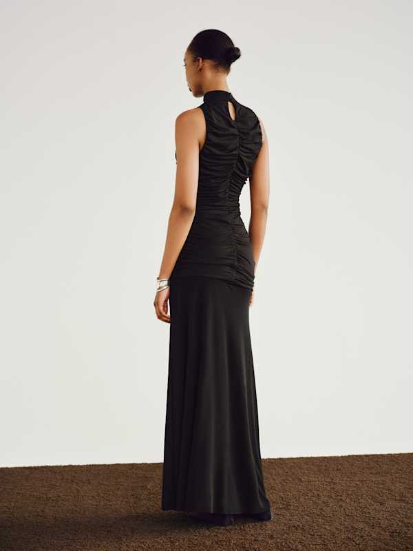 Caspian Knit Dress - Black