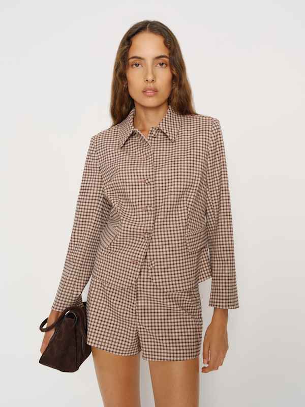 Ashton Two Piece - Pink Check