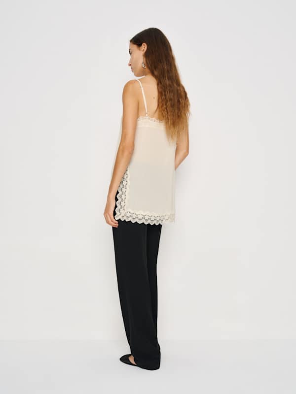 Bijou Sheer Top - Cream