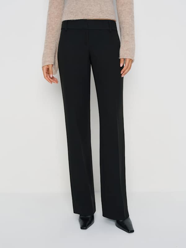 Claire Ultra Low Rise Pant - Black