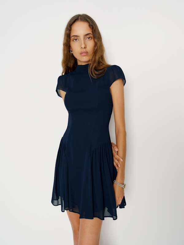 Maven Mini Dress - Navy