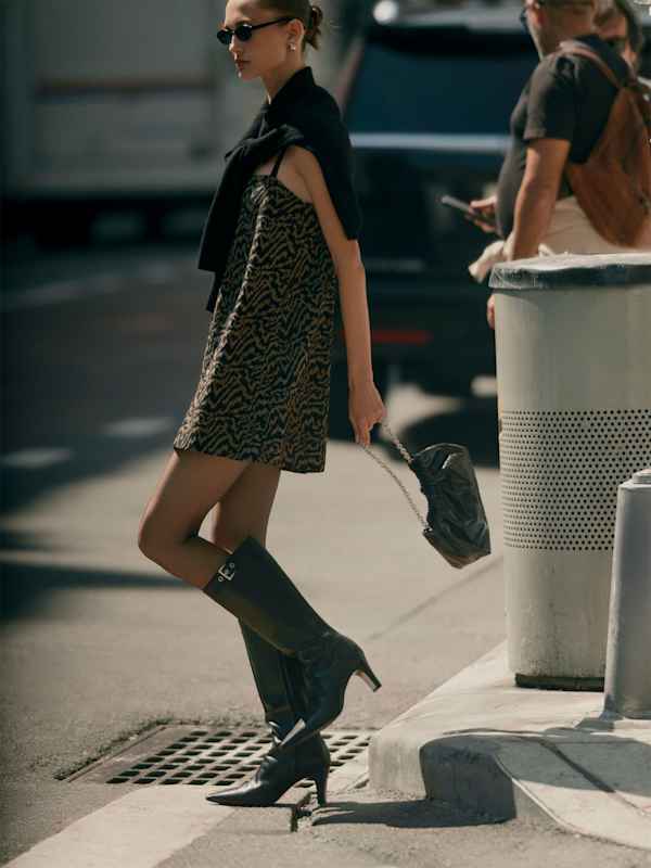 Adette Dress - Wild Cat