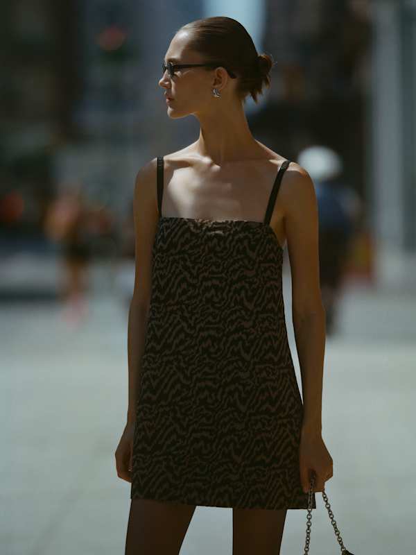 Adette Dress - Wild Cat